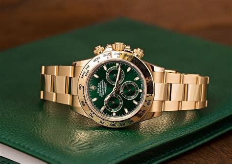 Rolex watches with green face